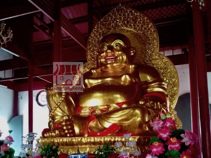 中国湖北武汉市古德寺弥勒佛China HuBei Sheng WuHan Shi GuDeSi Temple Laughing Buddha